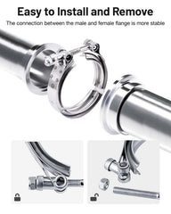 EVIL ENERGY stainless steel V-Band clamp