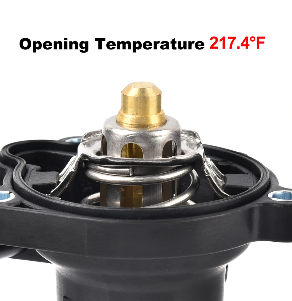 EVIL ENERGY thermostat housing assembly gasket closeup highlighting seal integrity