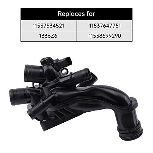 EVIL ENERGY thermostat housing kit contents laid out for easy installation