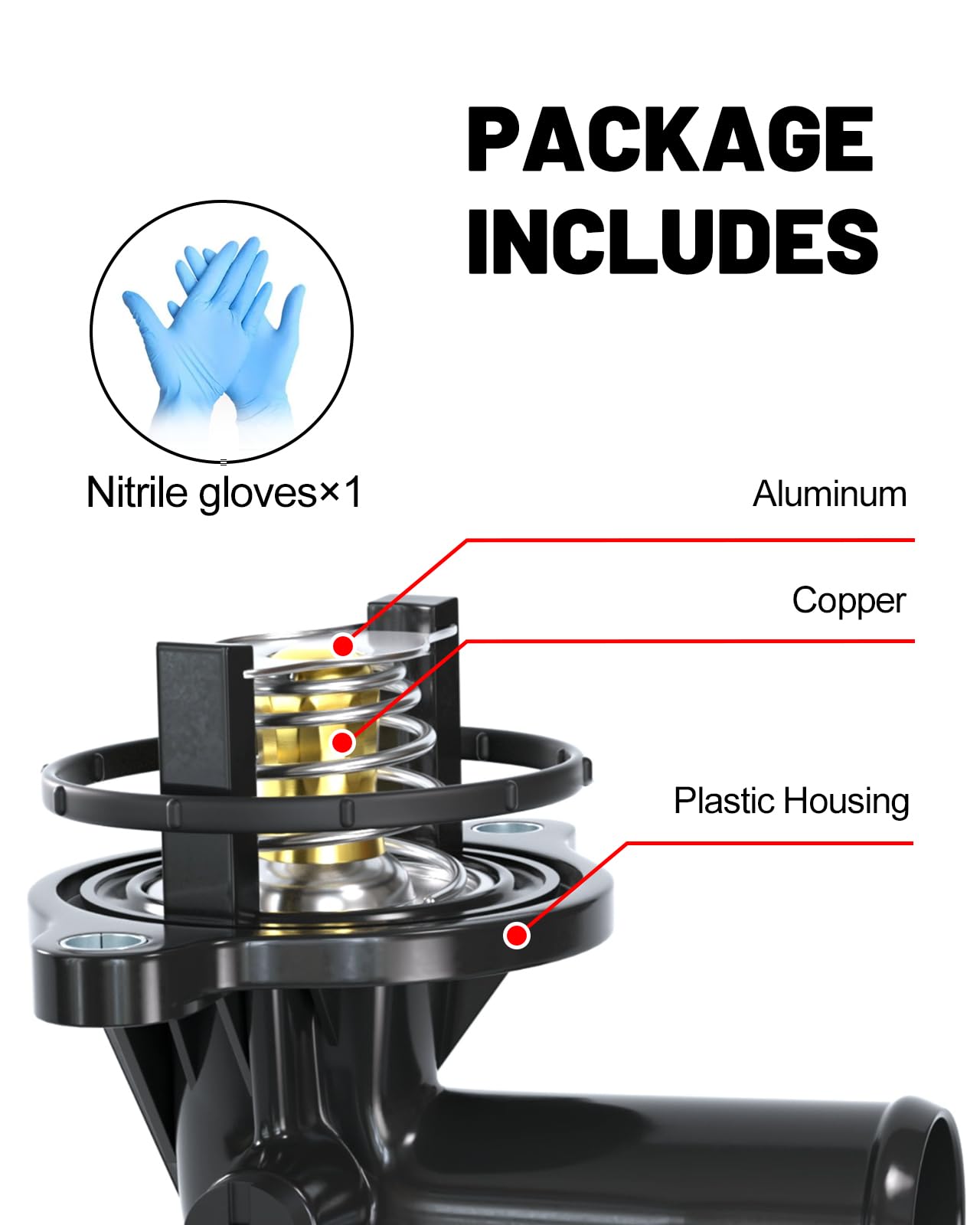 EVIL ENERGY nitrile gloves included for clean, protected installation