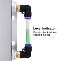 EVIL ENERGY tight cap design aids airtight enclosure of the coolant system.