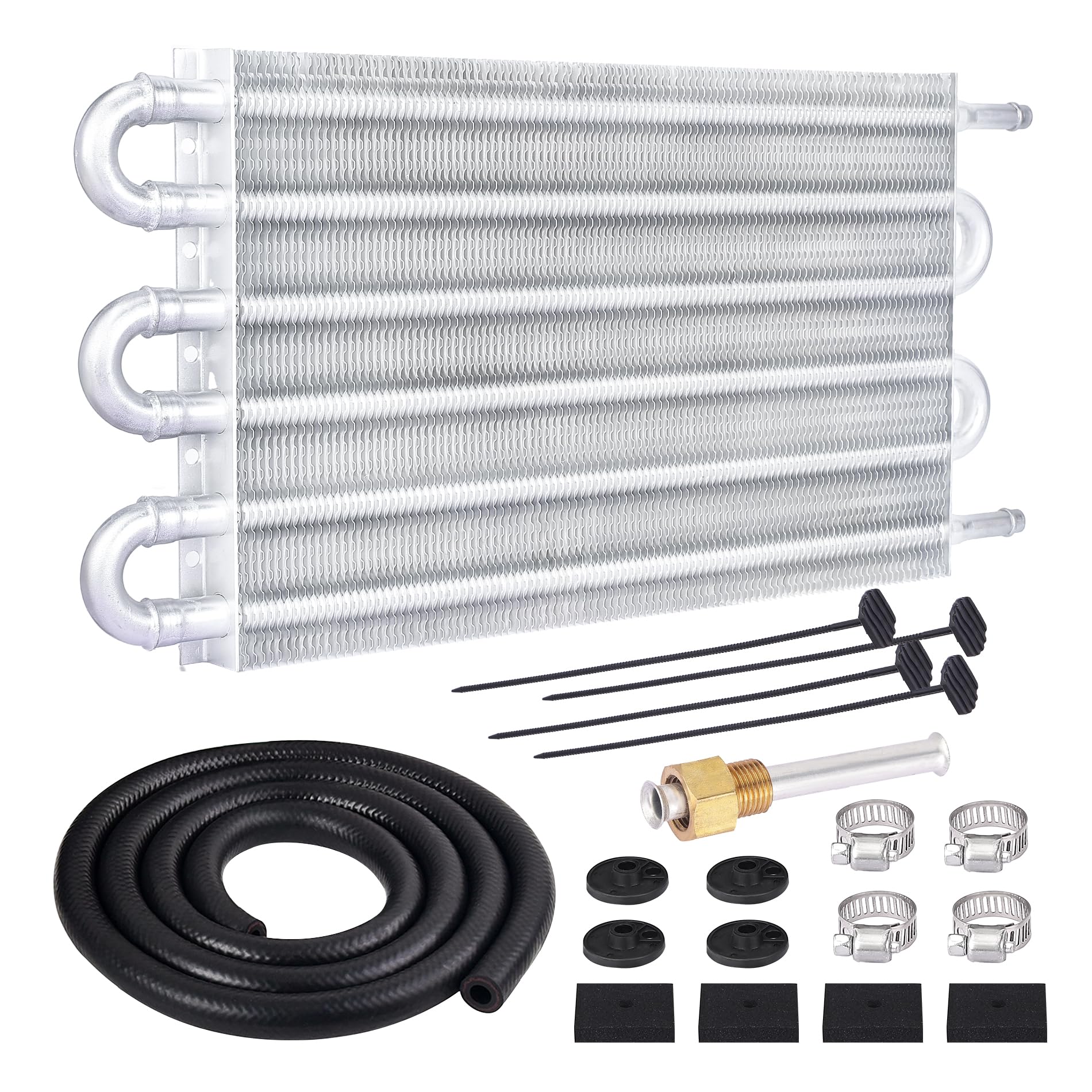 EVIL ENERGY transmission oil cooler 6-pass kit for universal compatibility.