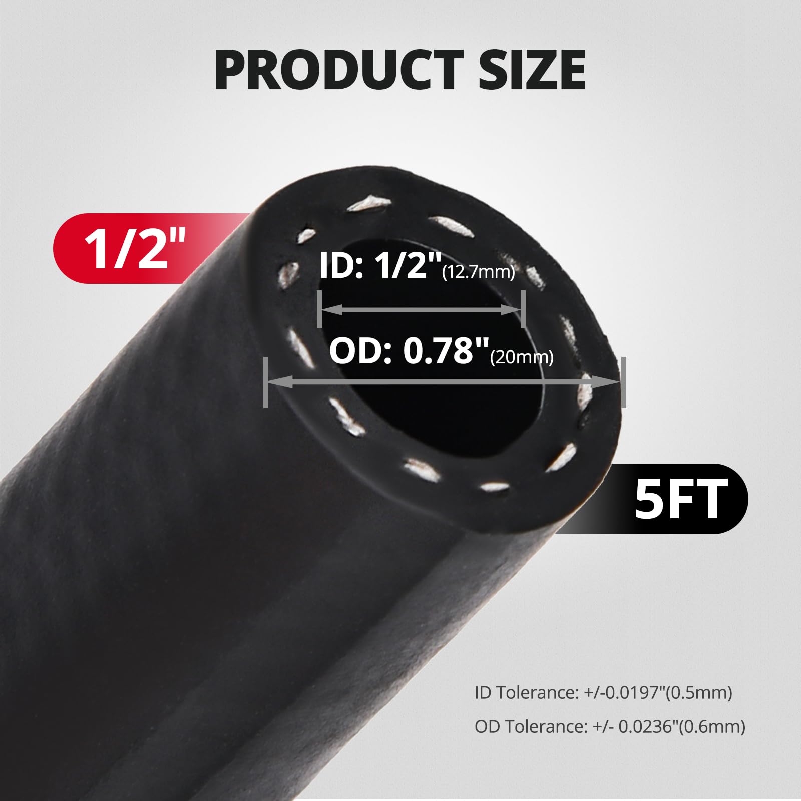 EVIL ENERGY 5 ft length supports flexible routing in engine bays.