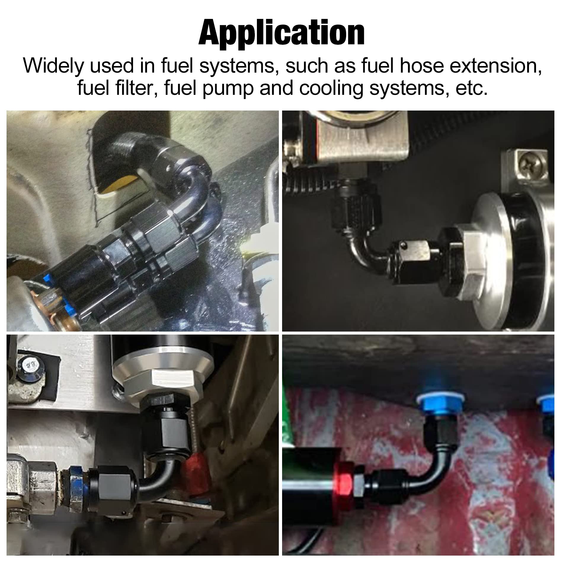 Two-pack EVIL ENERGY swivel couplers offer versatile connections in performance builds