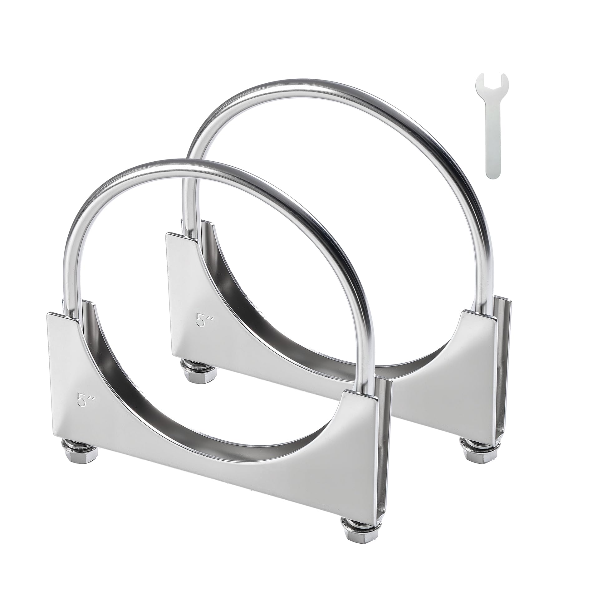 EVIL ENERGY two-pack exhaust clamps ready for muffler connections