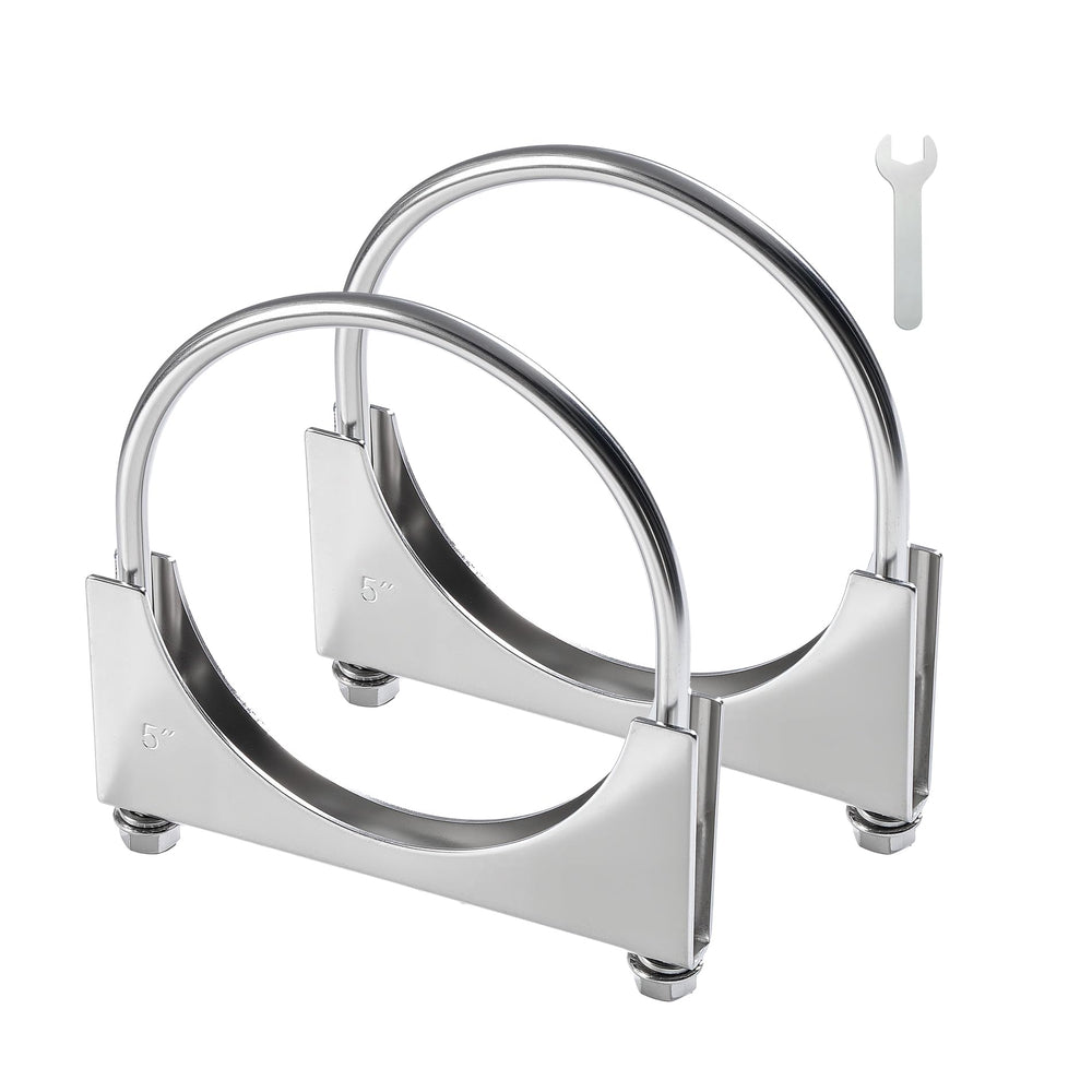 EVIL ENERGY two-pack exhaust clamps ready for muffler connections