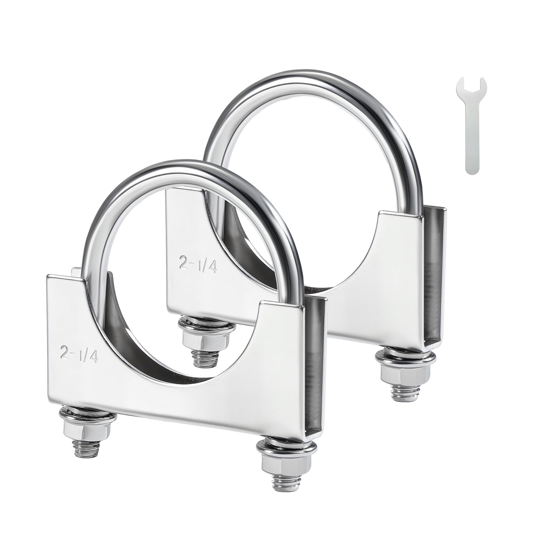 Evil Energy U-bolt clamp overview: durable design for secure exhaust joins.