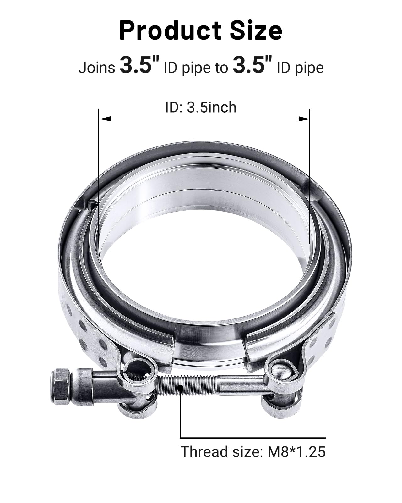EVIL ENERGY V-Band clamp demonstrating easy installation