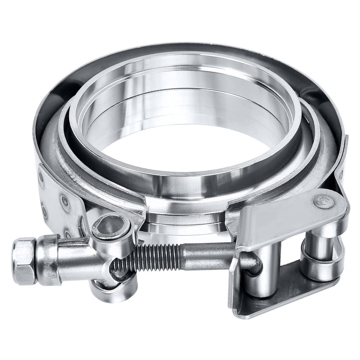 EVIL ENERGY V-Band clamp quick release for fast exhaust assemblies.