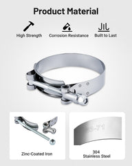 EVIL ENERGY versatile clamp suitable for automotive and industrial hose connections