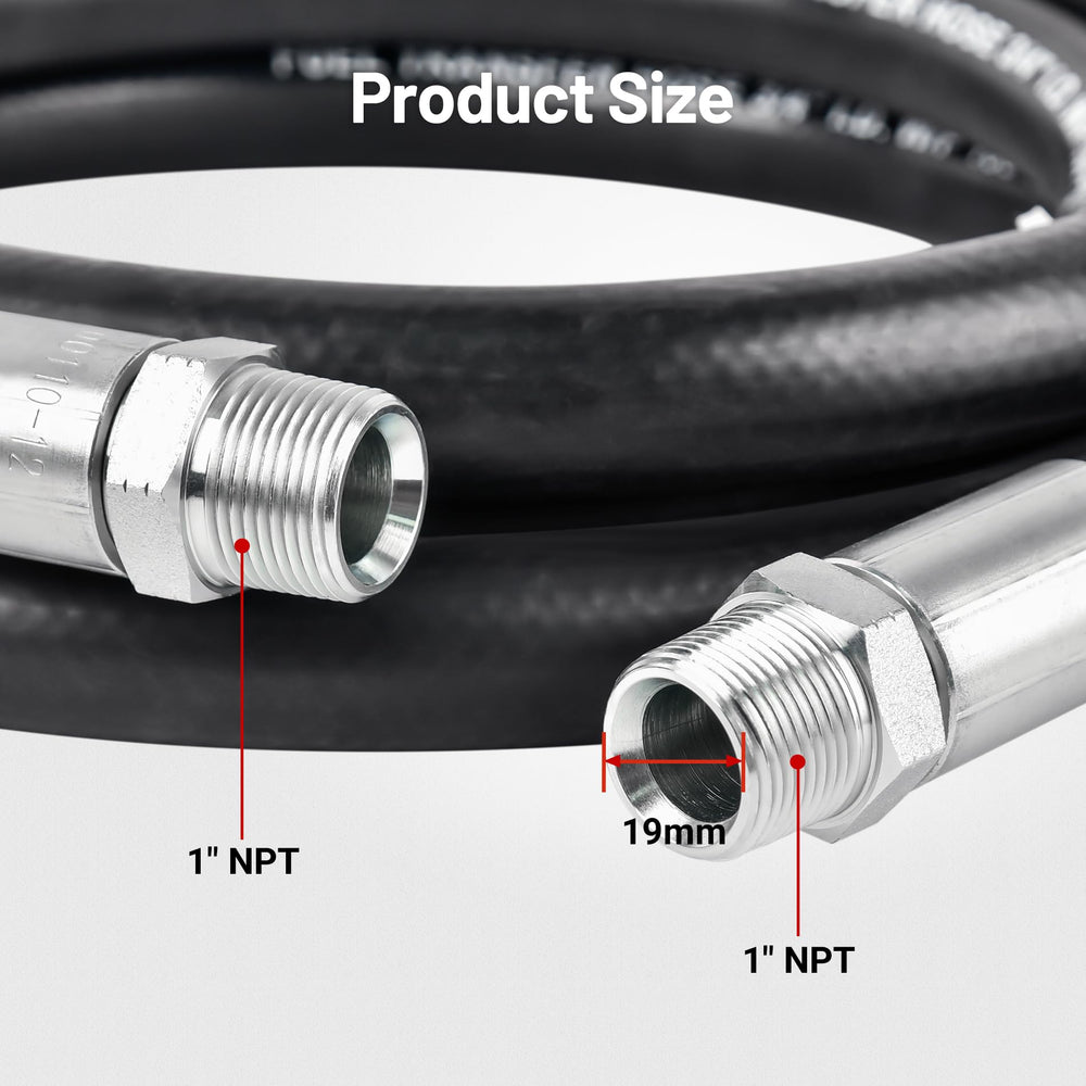 EVIL ENERGY nitrile inner layer with stainless braid reinforcing durability