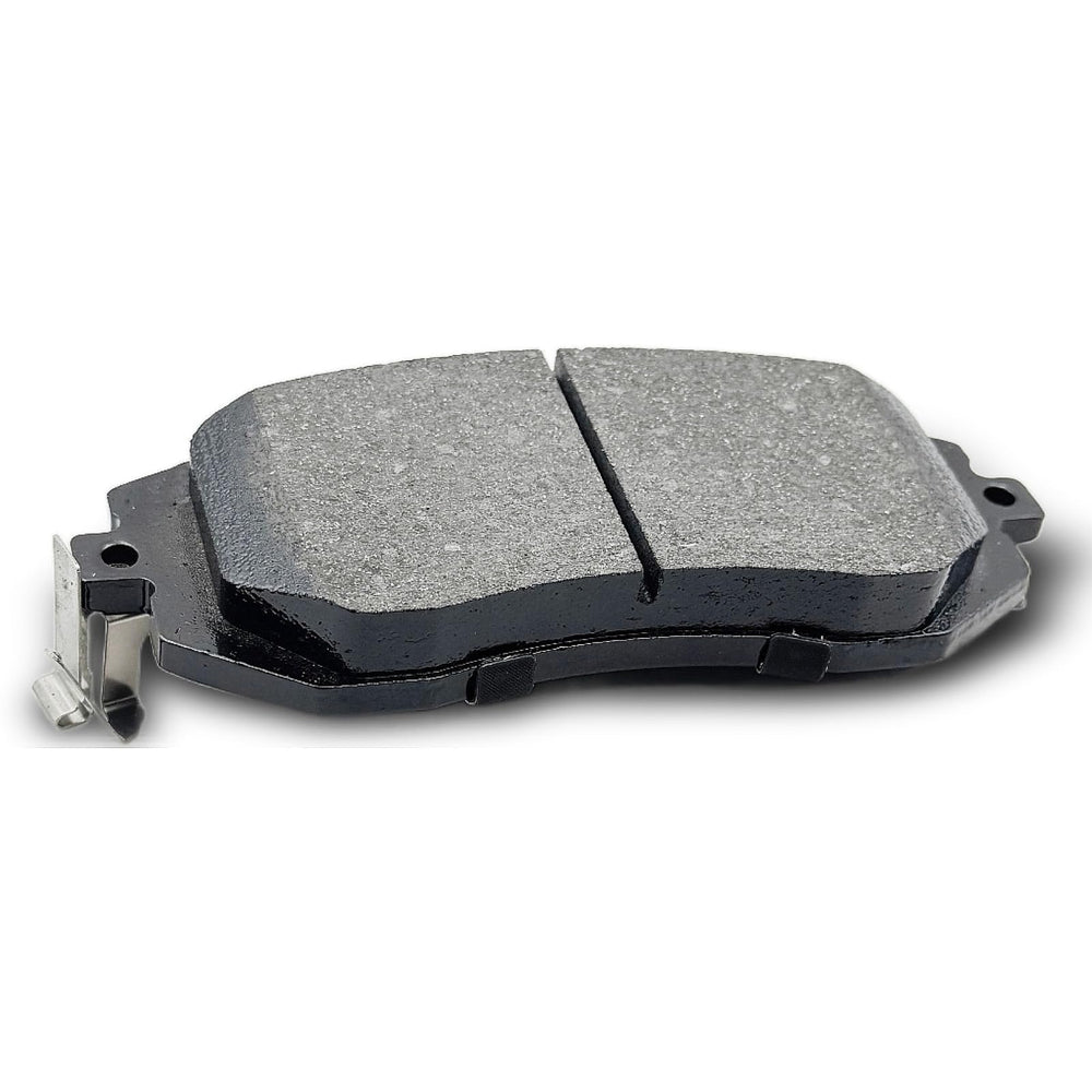 evkingauto brake pad set ready for installation in Subaru vehicles.