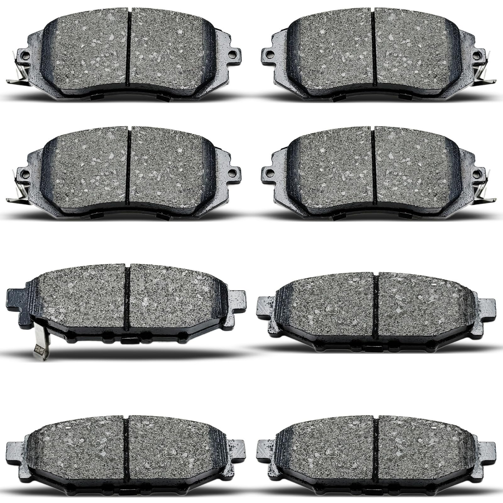 evkingauto front rear ceramic brake pads for Subaru vehicles delivering reliable stopping power.