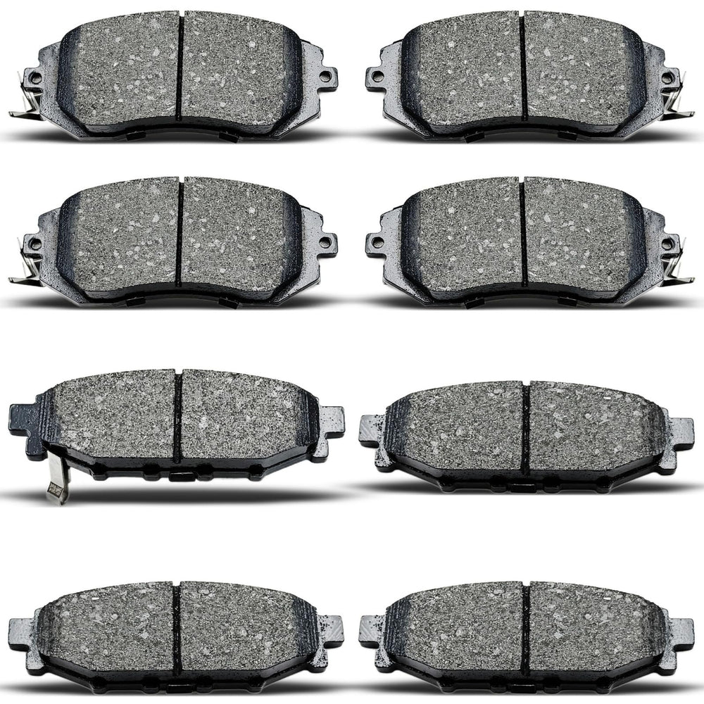 evkingauto front rear ceramic brake pads for Subaru vehicles delivering reliable stopping power.