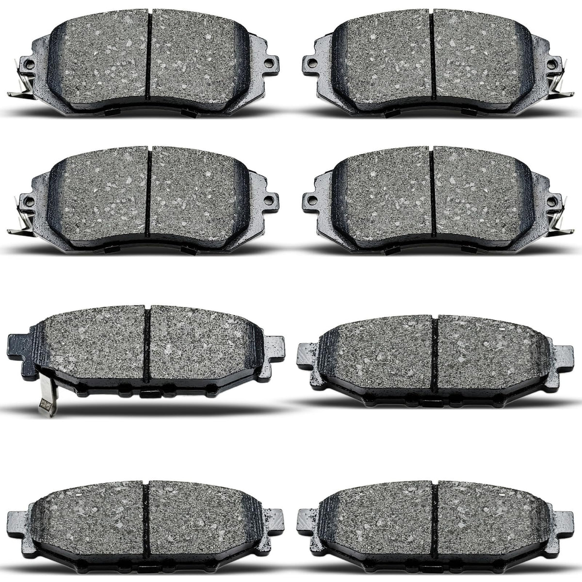 evkingauto front rear ceramic brake pads for Subaru vehicles delivering reliable stopping power.