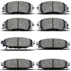 evkingauto front rear ceramic brake pads for Subaru vehicles delivering reliable stopping power.