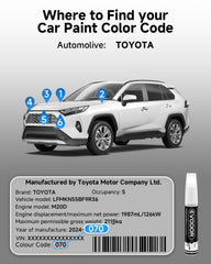 EVOOOR Blizzard Pearl color-match application blends with Toyota panels
