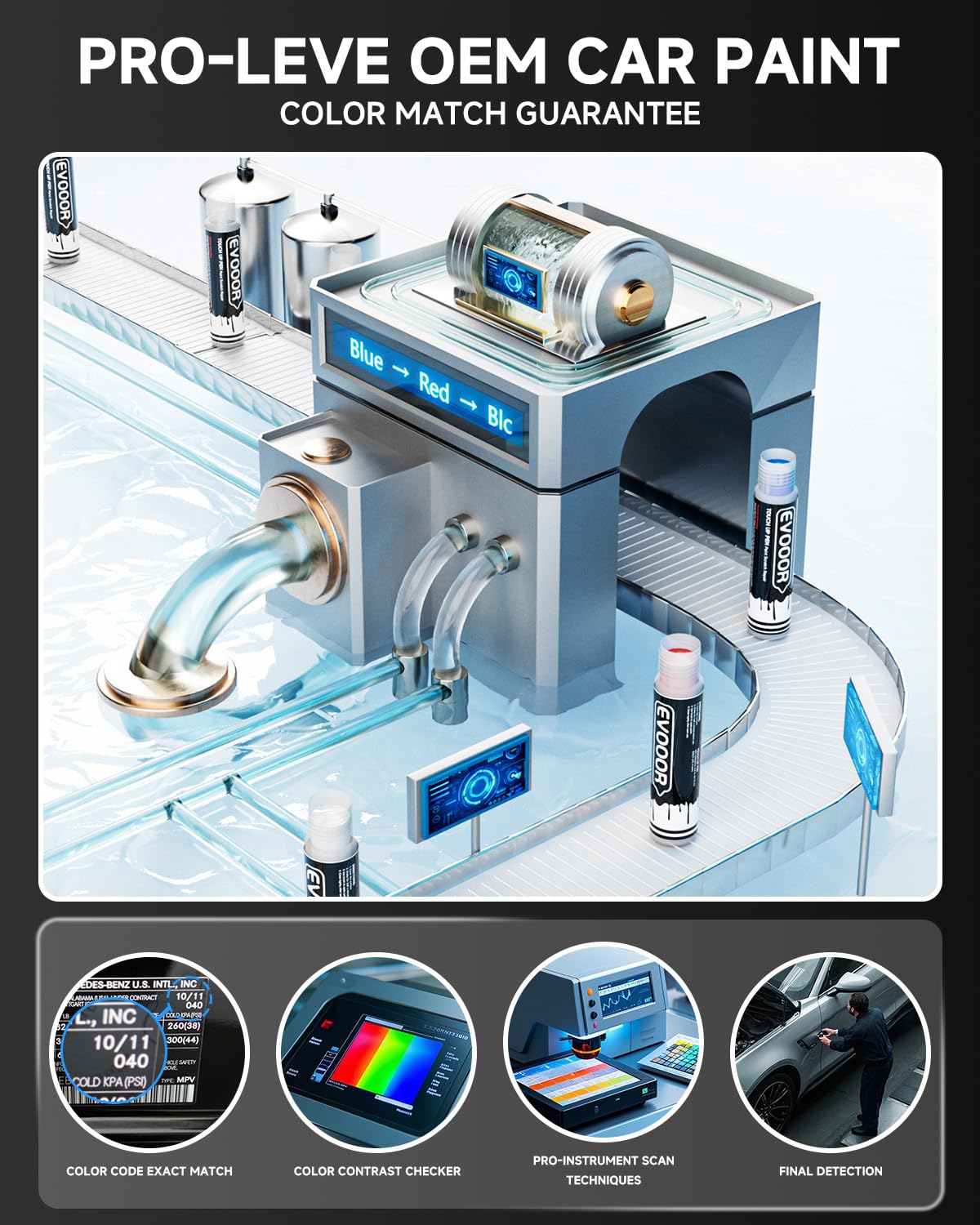 EVOOOR J7 heat and cold testing on metal proves durable performance.