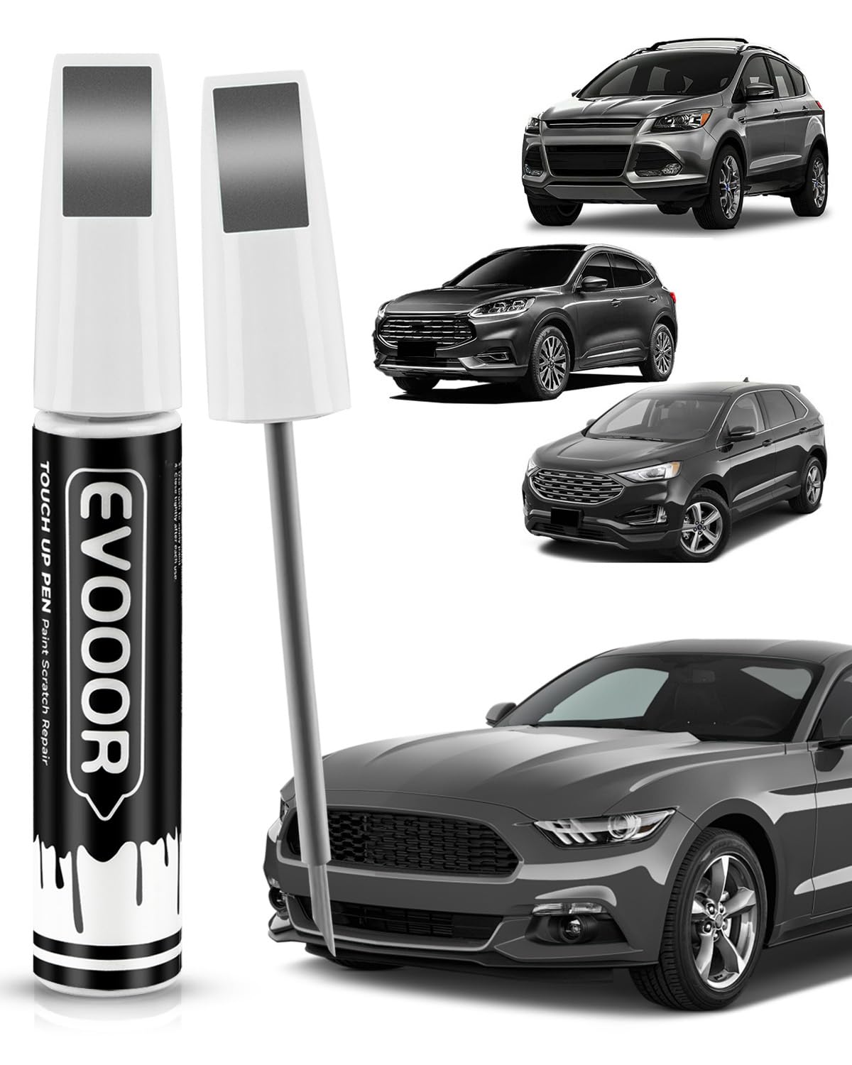EVOOOR UJ Sterling Gray cap shows exact Ford color match for chips