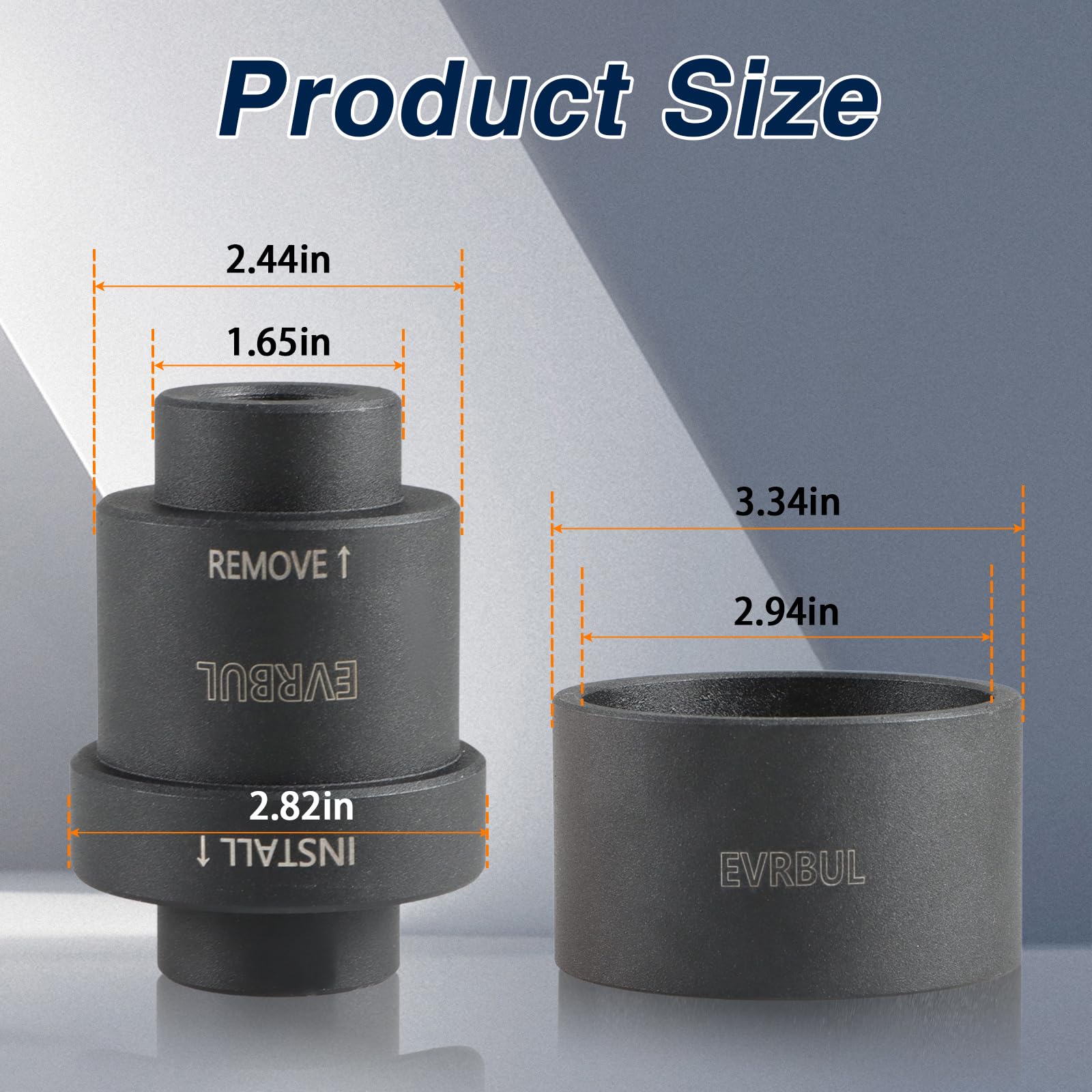 Note on 44mm bearing size for EVRBUL tool use and accurate fitment.