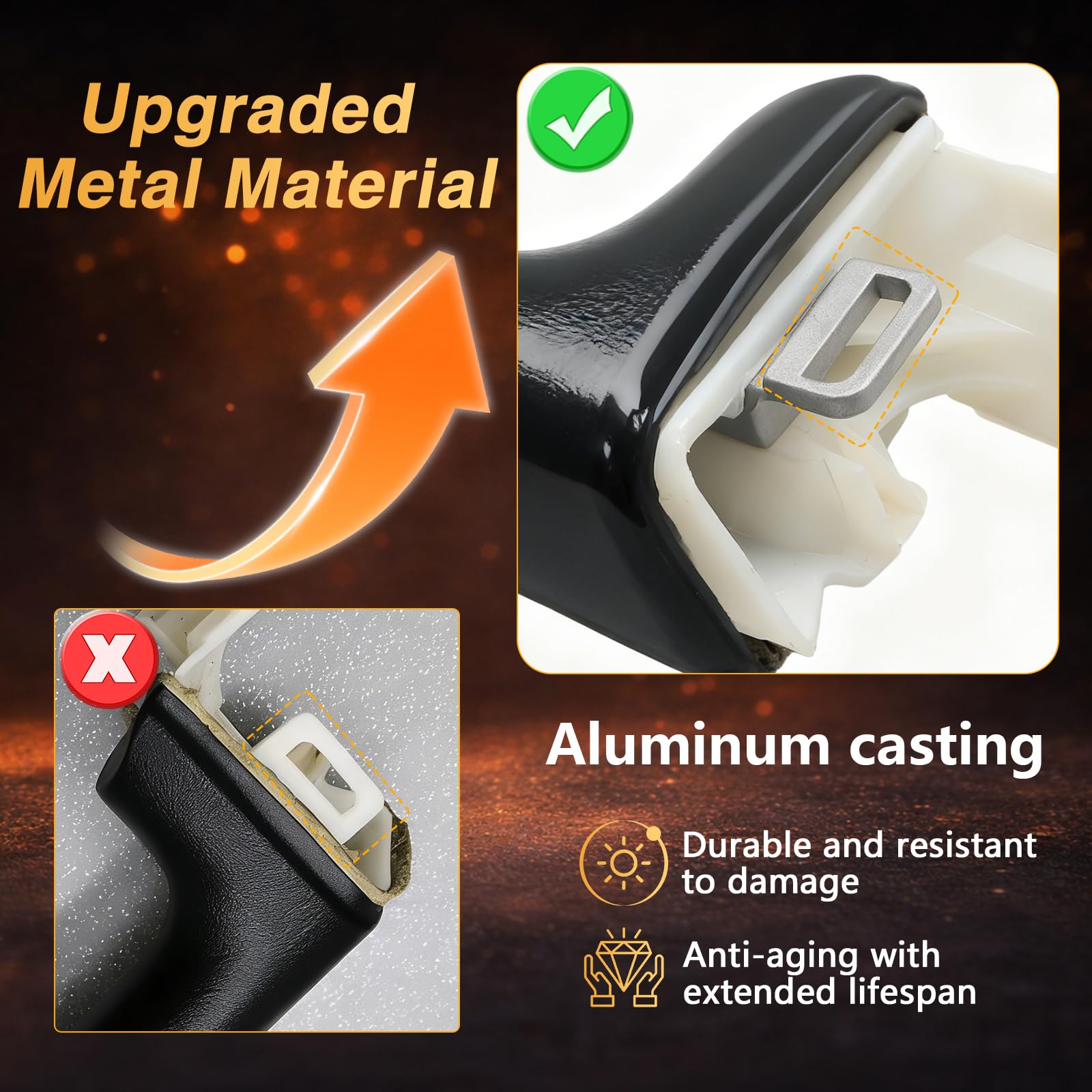 EVRBUL aluminum door arm rest bracket right, enhanced longevity for daily use.