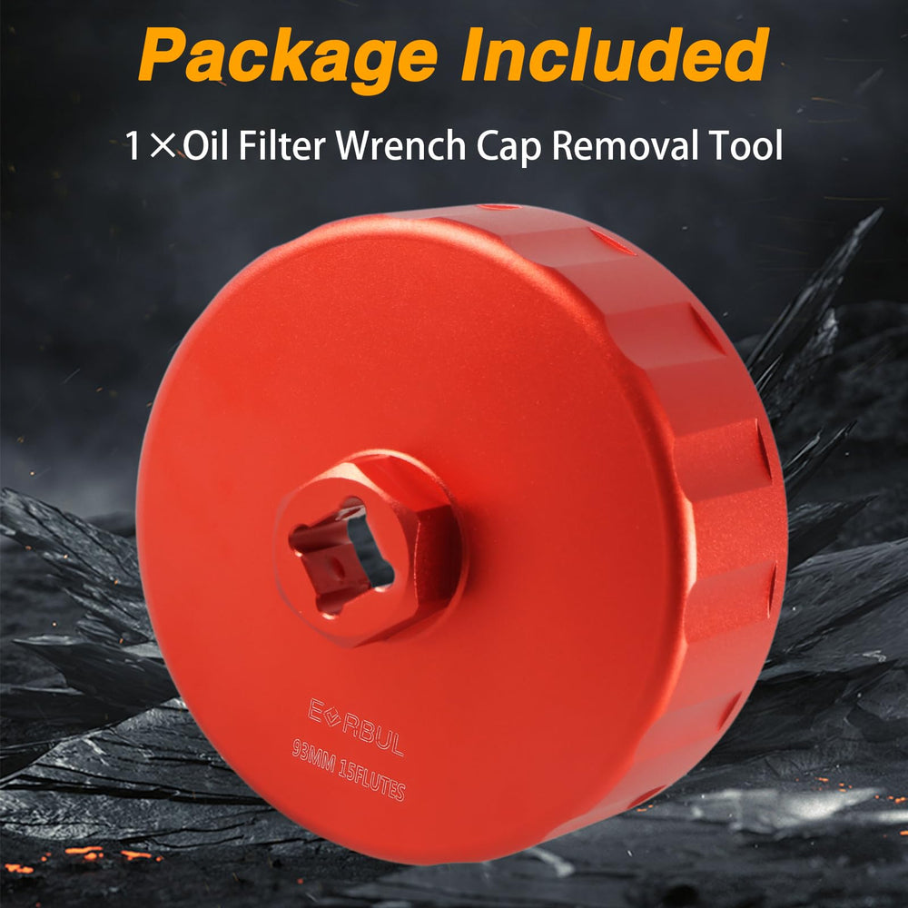EVRBUL kit image includes the cap removal tool for easy changes.
