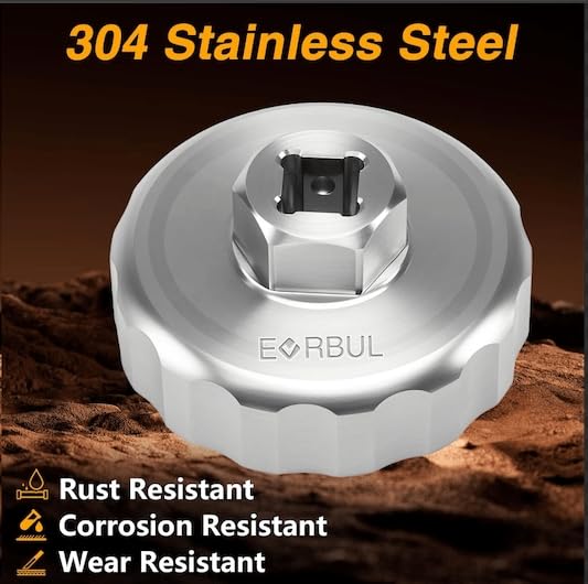 EVRBUL CNC milled stainless steel tool showing precise edges for smooth cap removal