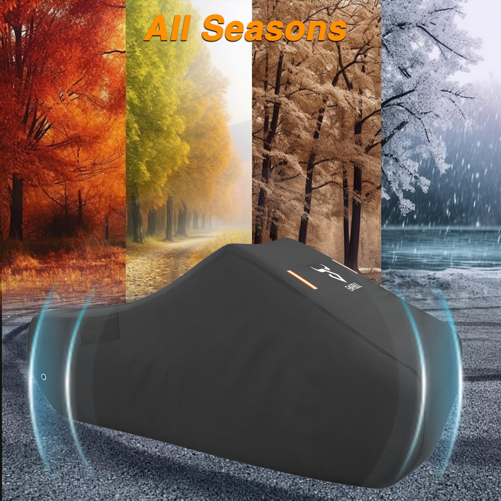 EVRBUL cover in use on Ryker demonstrates weatherproof fit