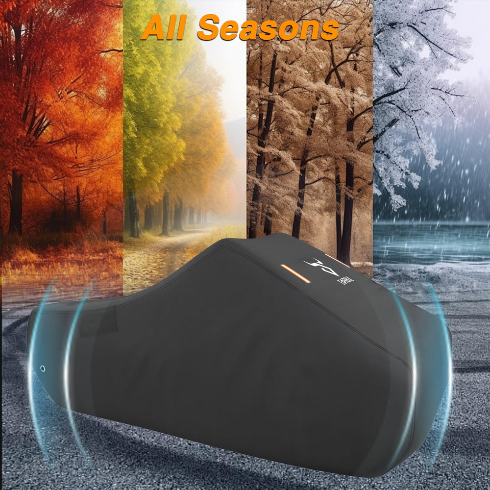 EVRBUL cover in use on Ryker demonstrates weatherproof fit