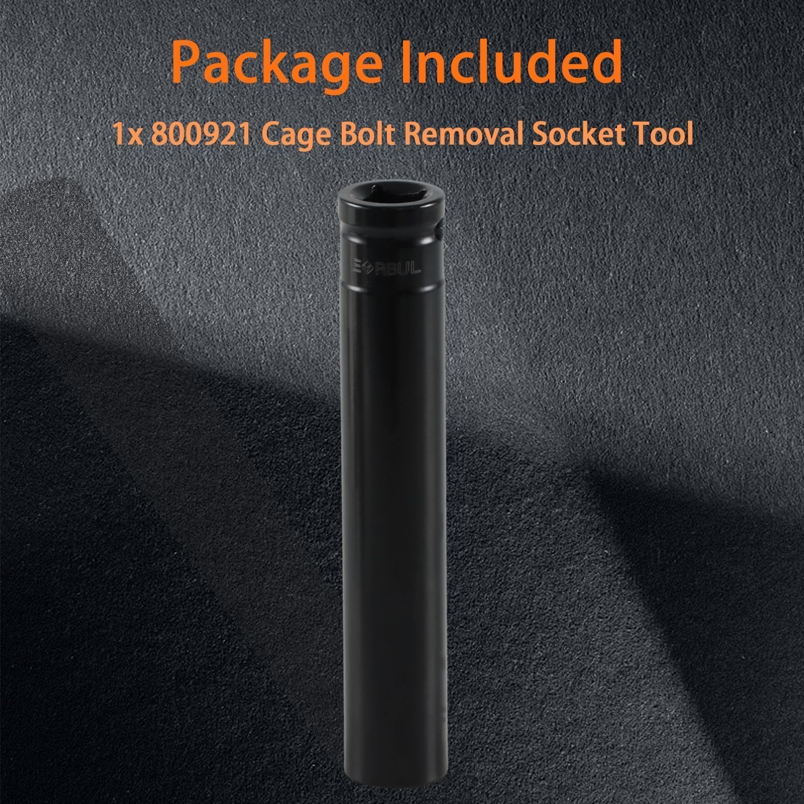 EVRBUL easy-to-use toolkit enables simple disassembly with a 1/2 inch ratchet