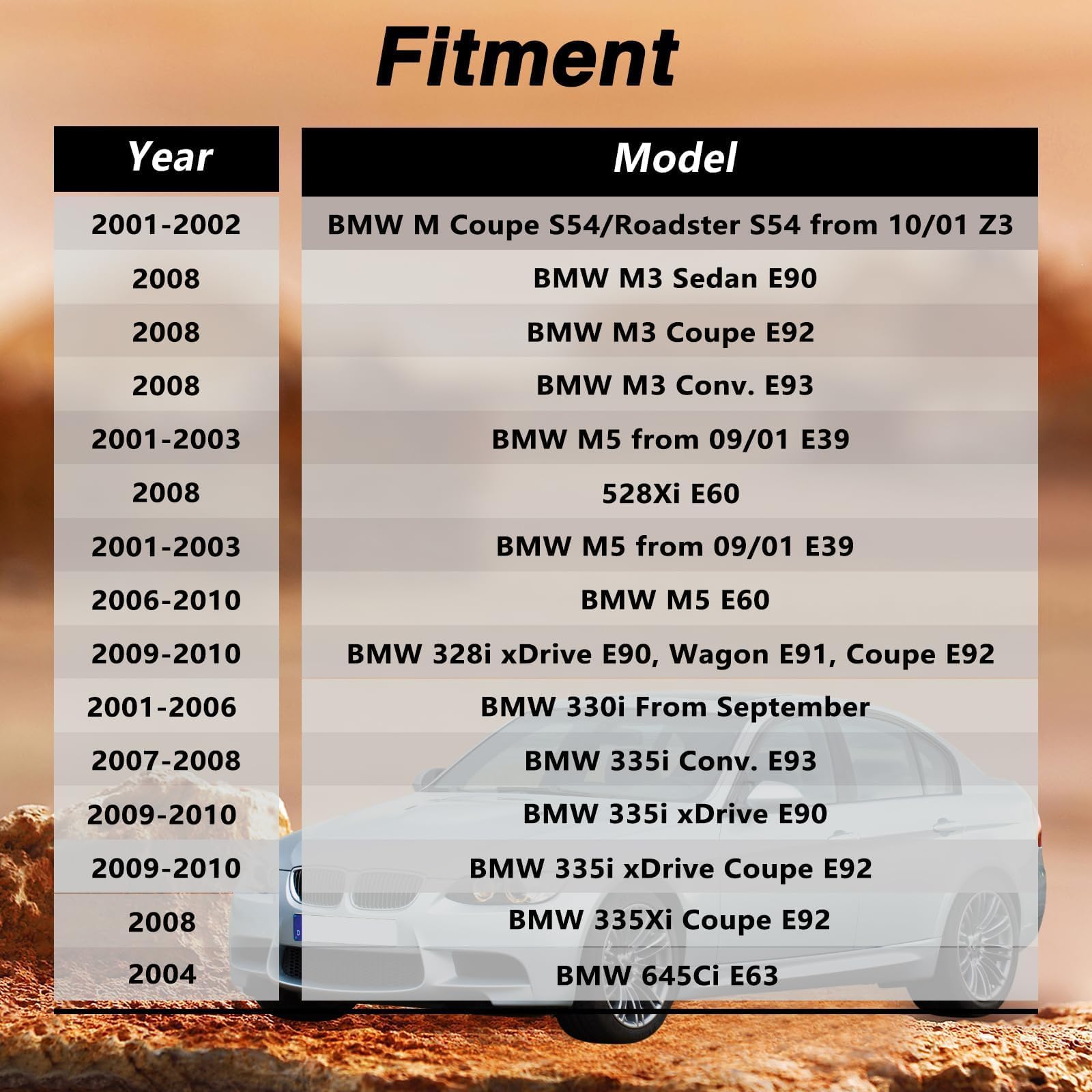 EVRBUL part compatibility with 0261222018 and 310-601 for seamless fitment.