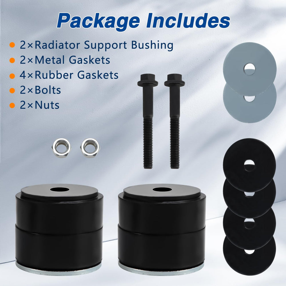 EVRBUL rubber washers included for height adjustment