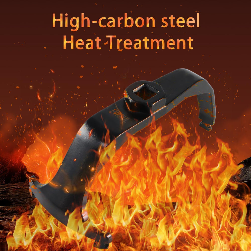 EVRBUL tool features plastic coating for rust protection during under-car work.