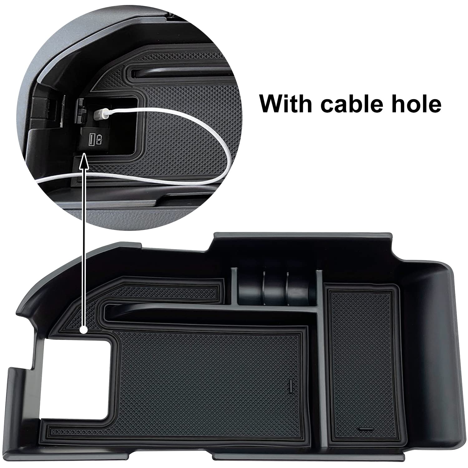EVTIME Camry non-slip mats prevent items from sliding during drives