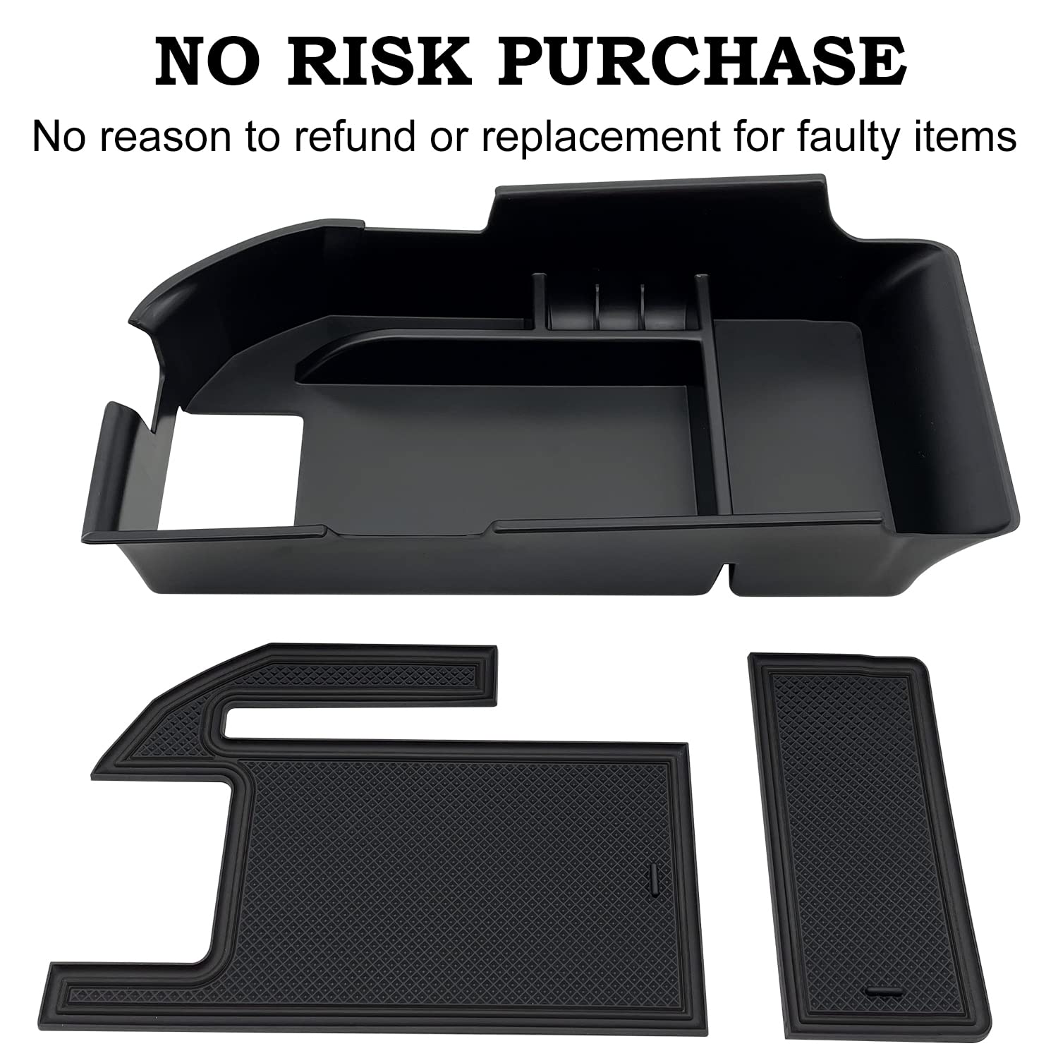 EVTIME Camry packaging shows tray and mats for a tidy upgrade