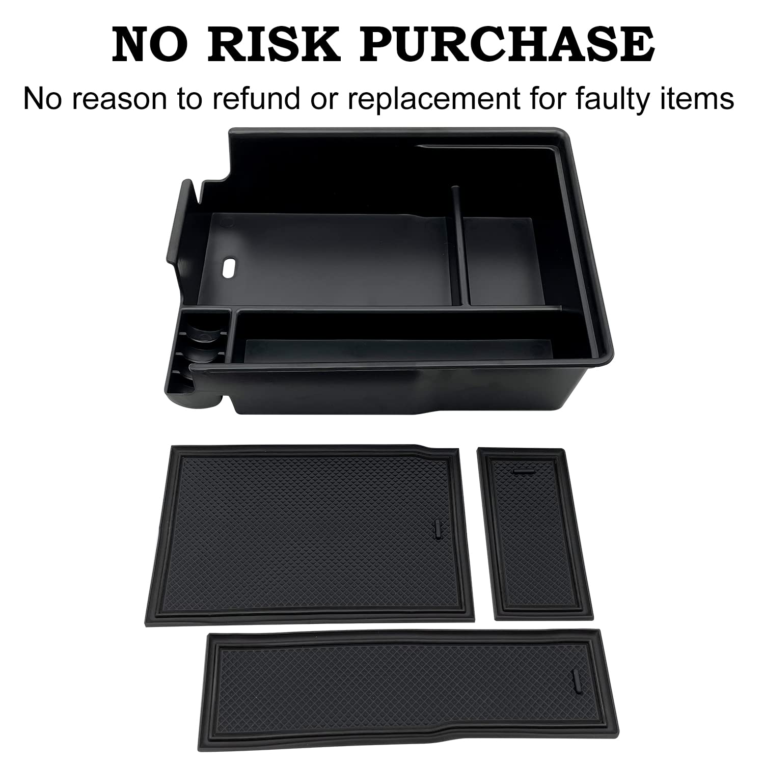 EVTIME matte finish center console organizer for Hyundai Palisade maintains a sleek look.