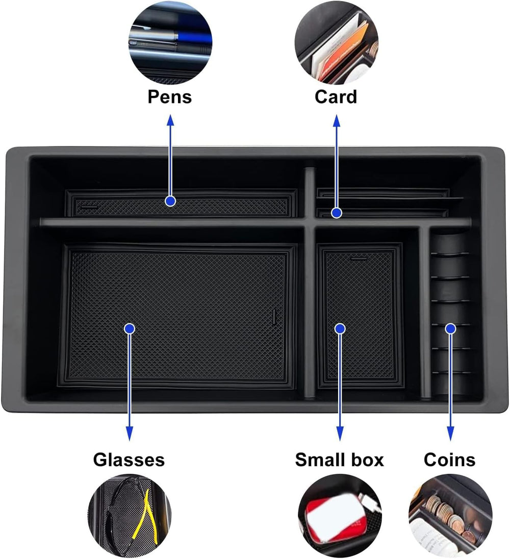EVTIME includes non-slip mats to keep items in place during driving.