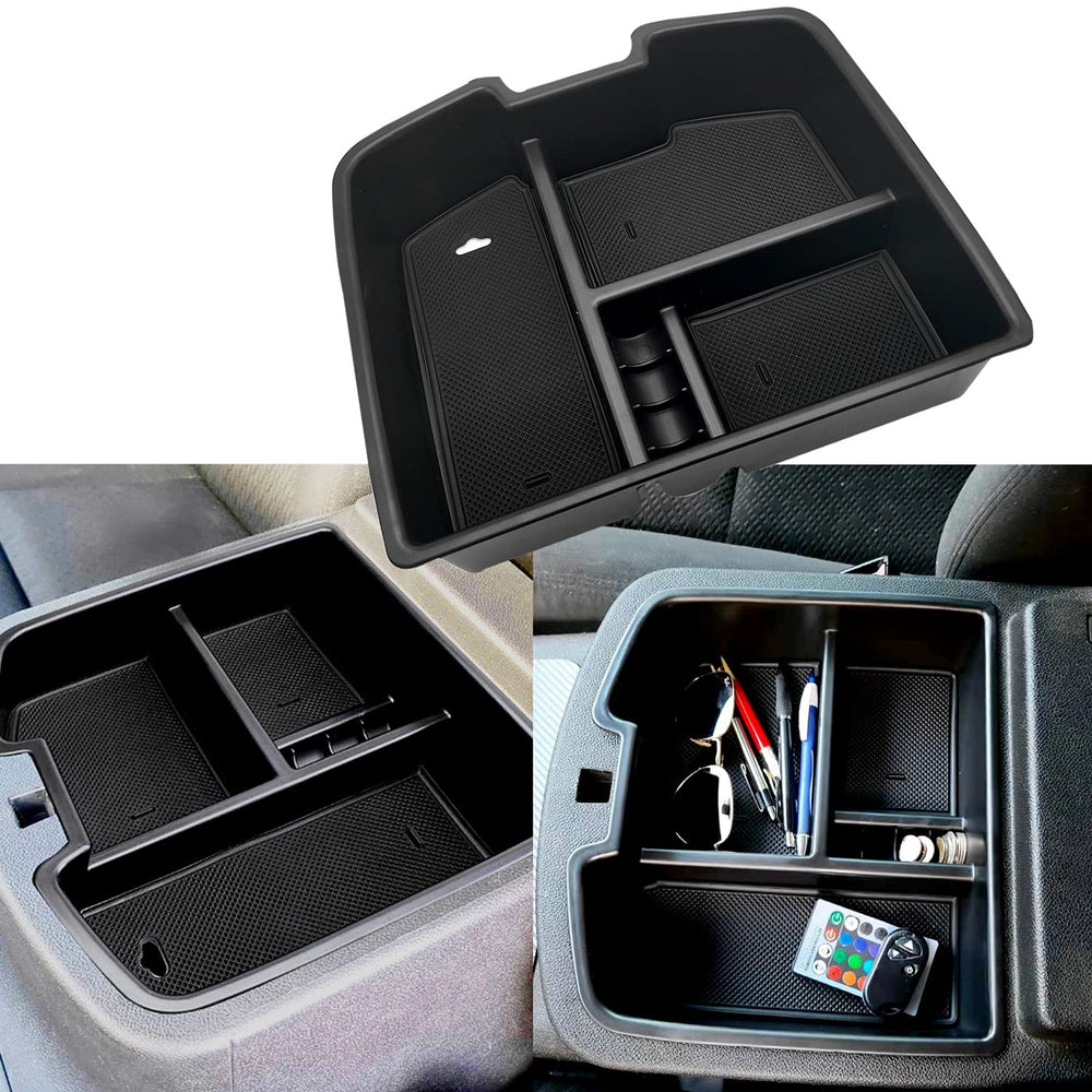 EVTIME center console tray in a GM vehicle for organized storage.