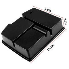 EVTIME ABS matte tray highlights durable, scratch-resistant surface in car.