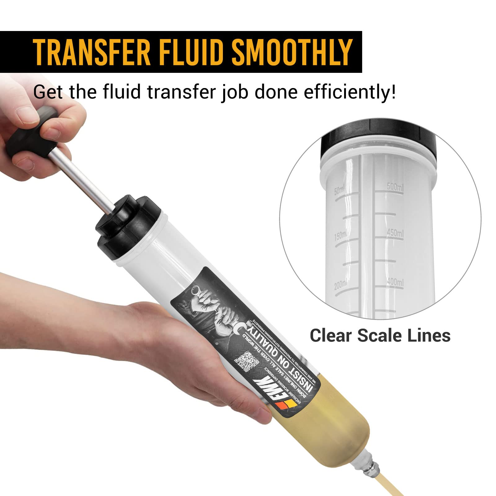 EWK non-drip cap protects against spills during fluid transfer
