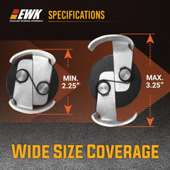 EWK forged-steel grip close-up highlighting durable construction for tough removal
