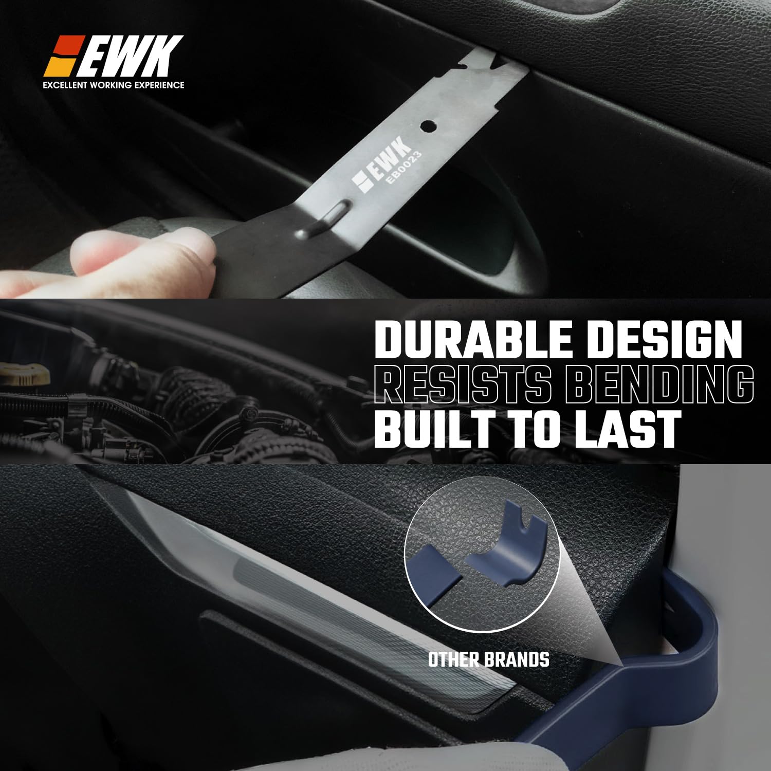 EWK multi-purpose interior tool handles dash door and console fasteners.