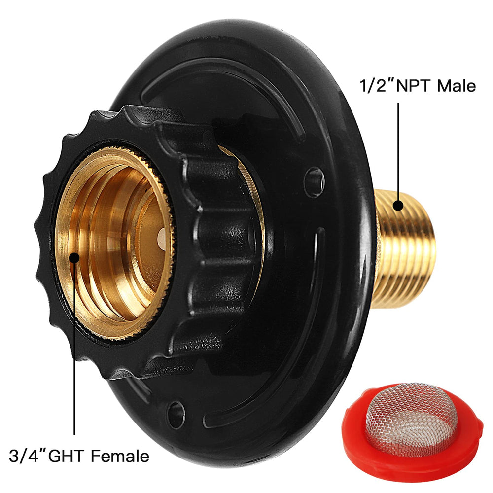 EXCELFU brass city water inlet body shows durable hardware for outdoors