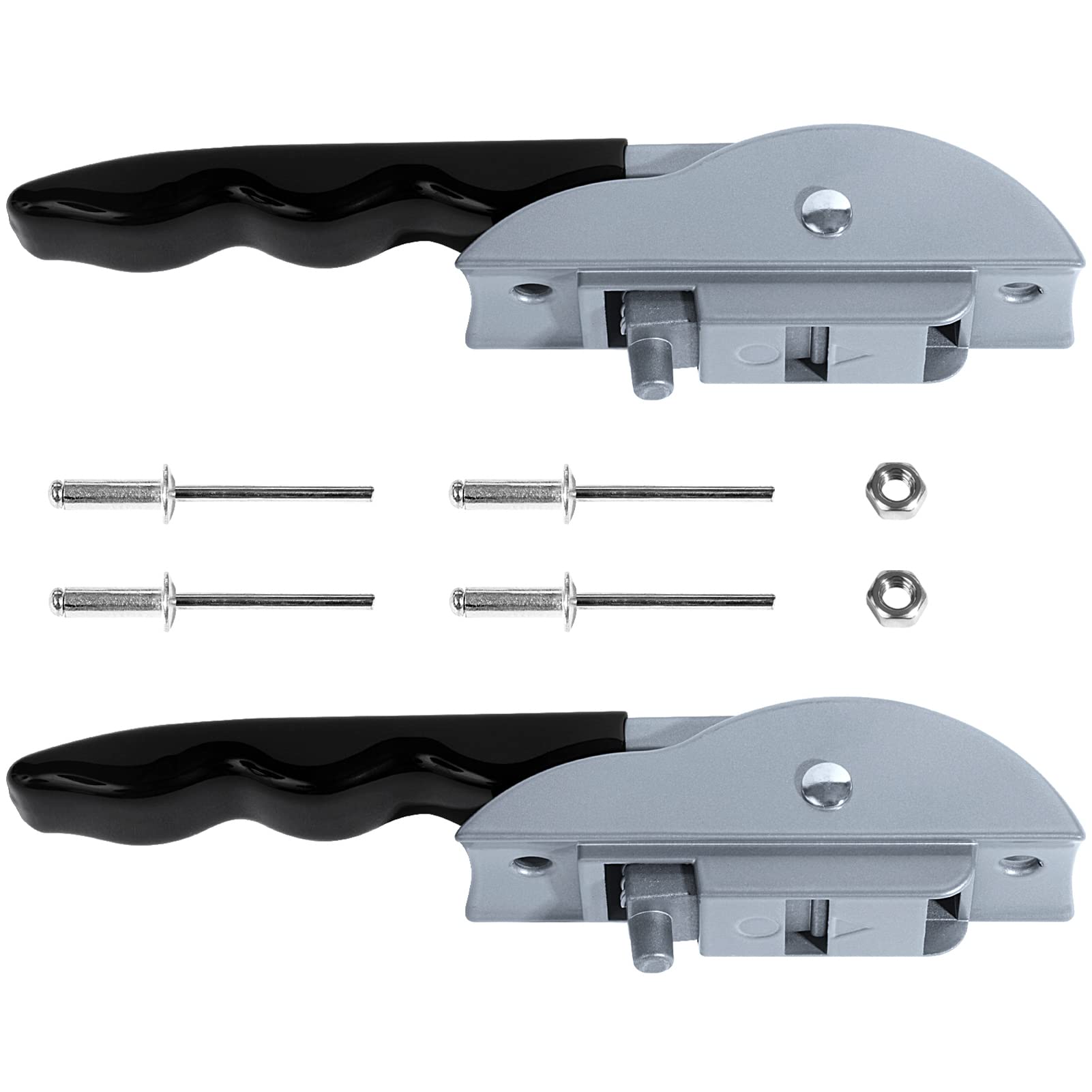 Outdoor-use image showing sturdy handle in rugged RV setting