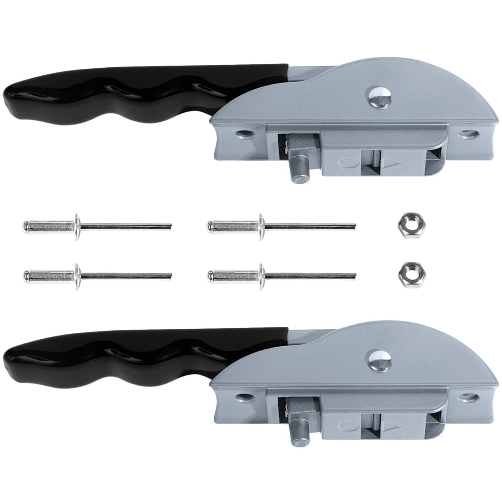 Outdoor-use image showing sturdy handle in rugged RV setting