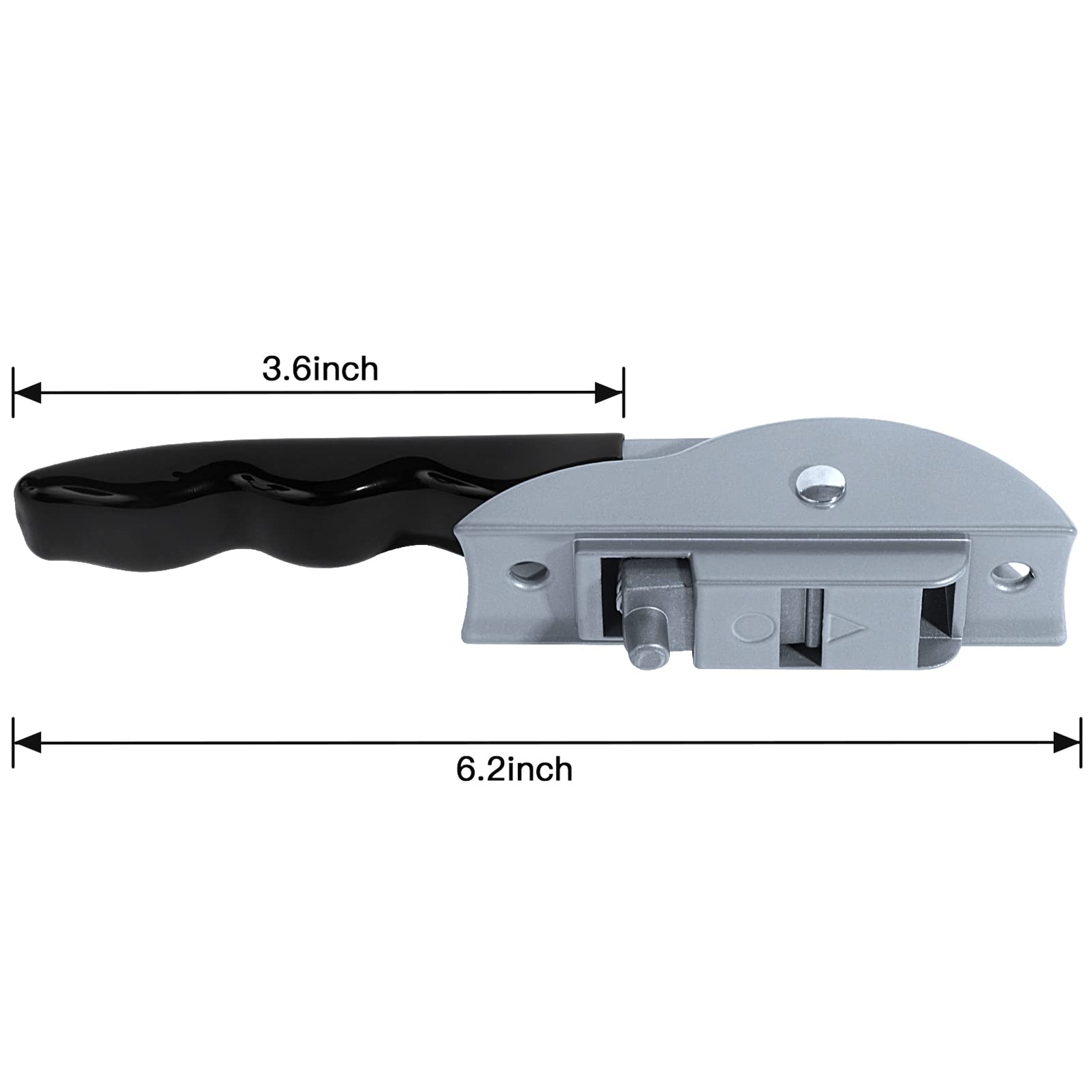 Package contents: two handles and rivets for replacement kit