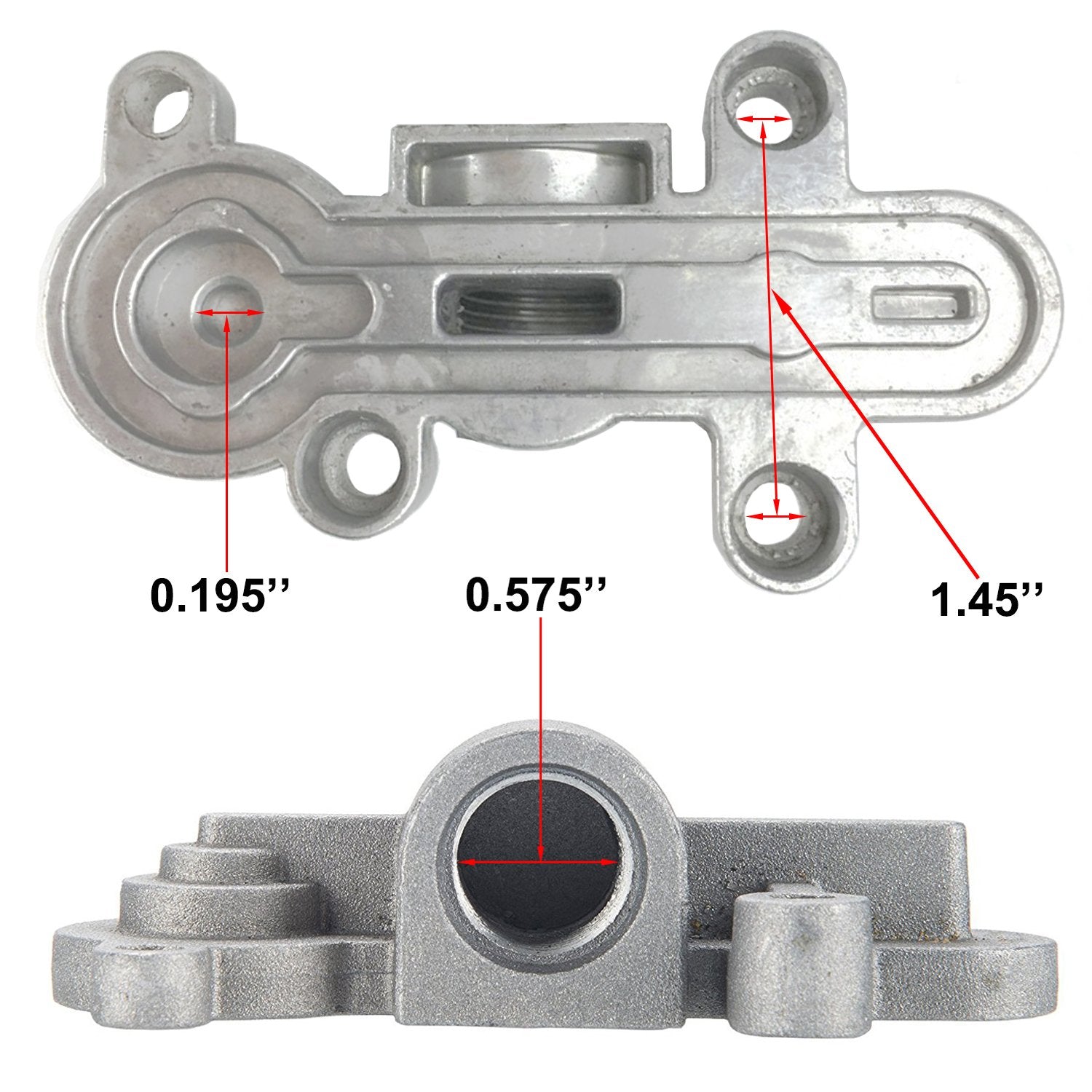 EXCELFU Ford 6.0 Powerstroke fuel regulator housing enhances installation reliability