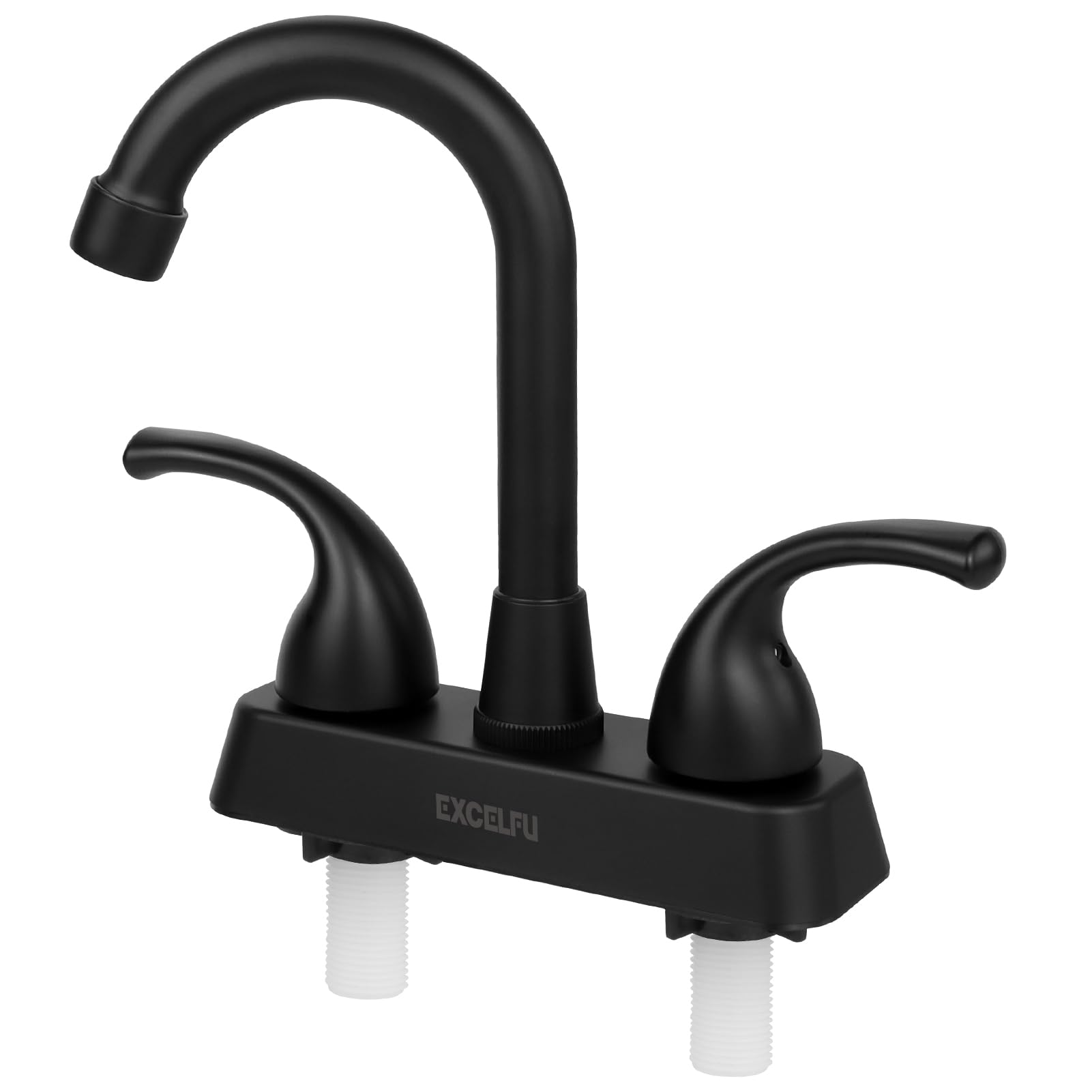 EXCELFU RV faucet features drip-free washerless cartridges for reliable operation