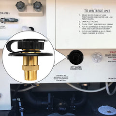 EXCELFU city water inlet outside-thread 1-2 inch NPT male for standard fittings