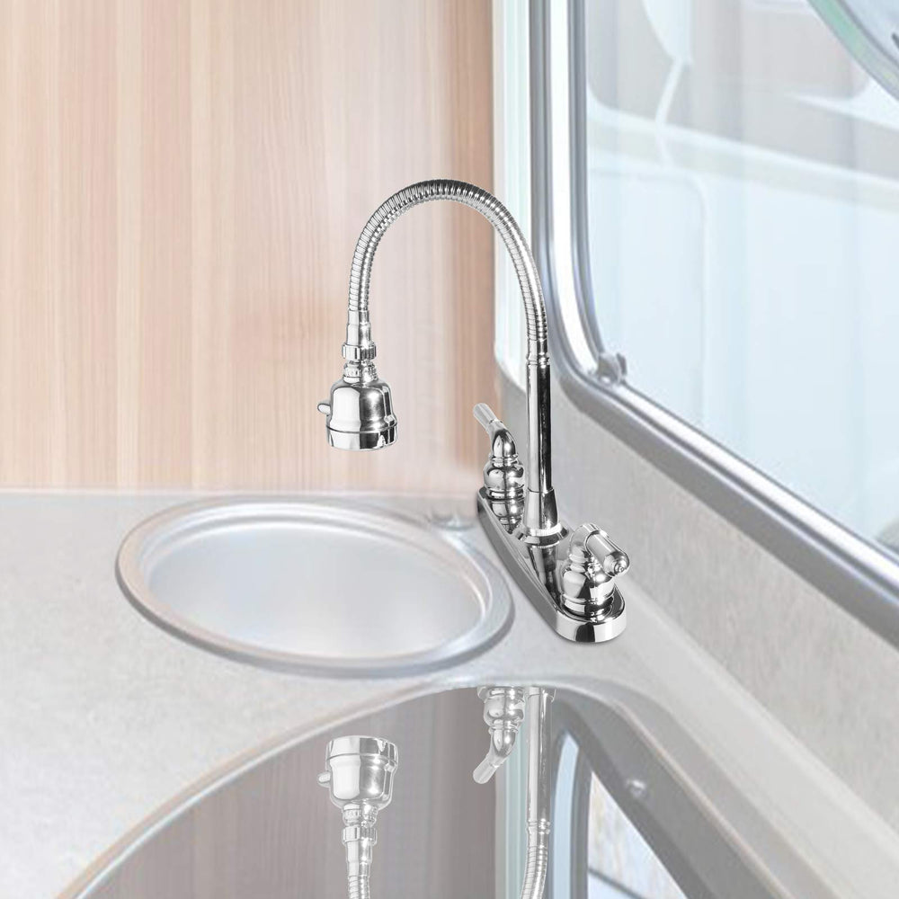 Removable spray head design on EXCELFU RV faucet for simple maintenance